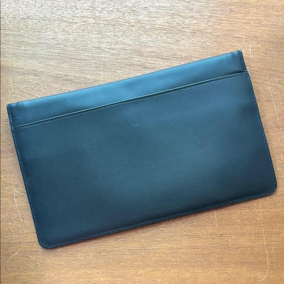 Mark & Graham Black and Tan Fabric Envelope Clutch - Picture 5 of 6